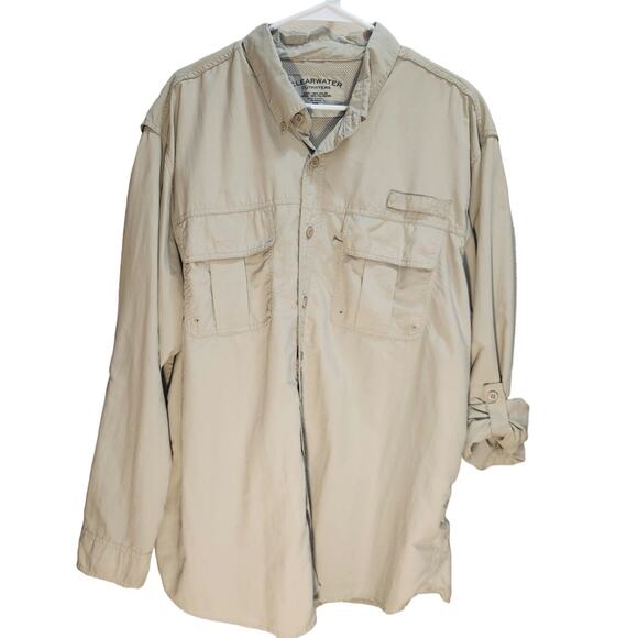 CLEARWATER OUTFITTERS vented angler fishing shirt size XXL - Picture 1 of 5